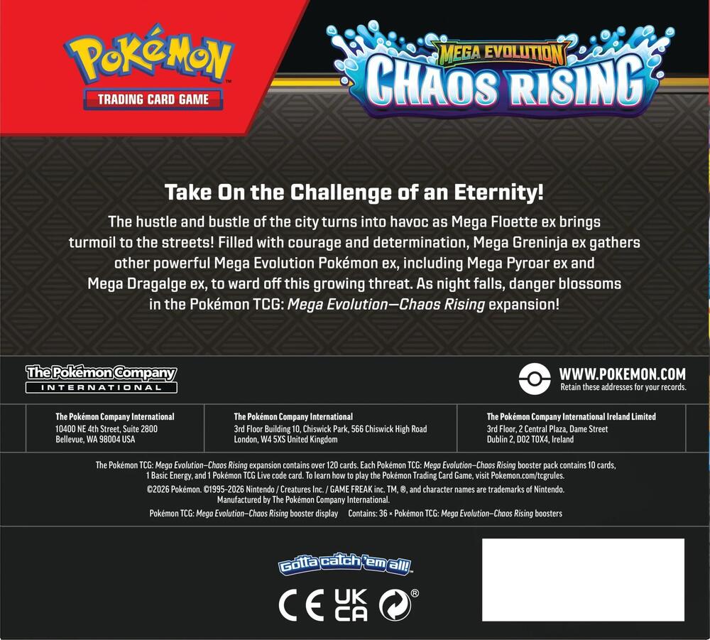 Pokémon - Chaos Rising Booster Box