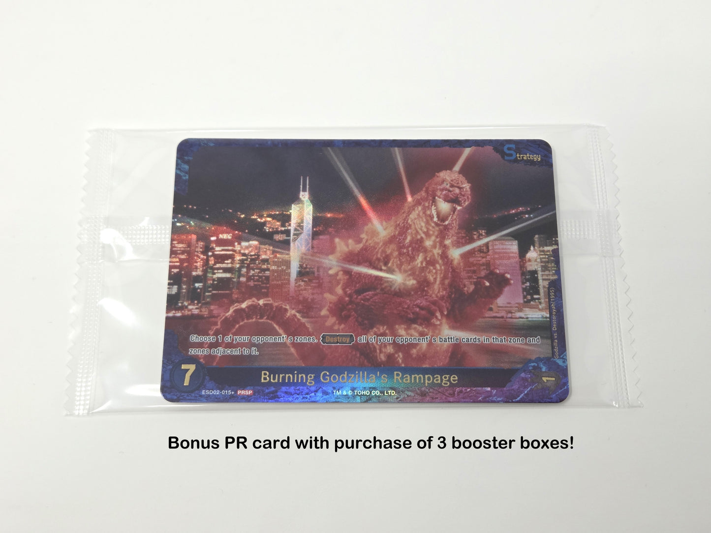 Godzilla Vs Godzilla Booster Box TCG BP01 English 1st Edition, Optional Bonus!