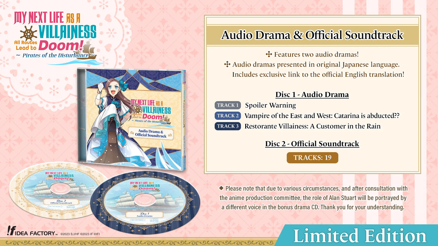 My Next Life As A Villainess: All Routes Lead To Doom! LIMITED EDITION Nintendo Switch